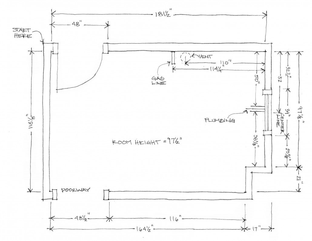 Kitchen Design & Measuring Guides. Measure Your Kitchen.