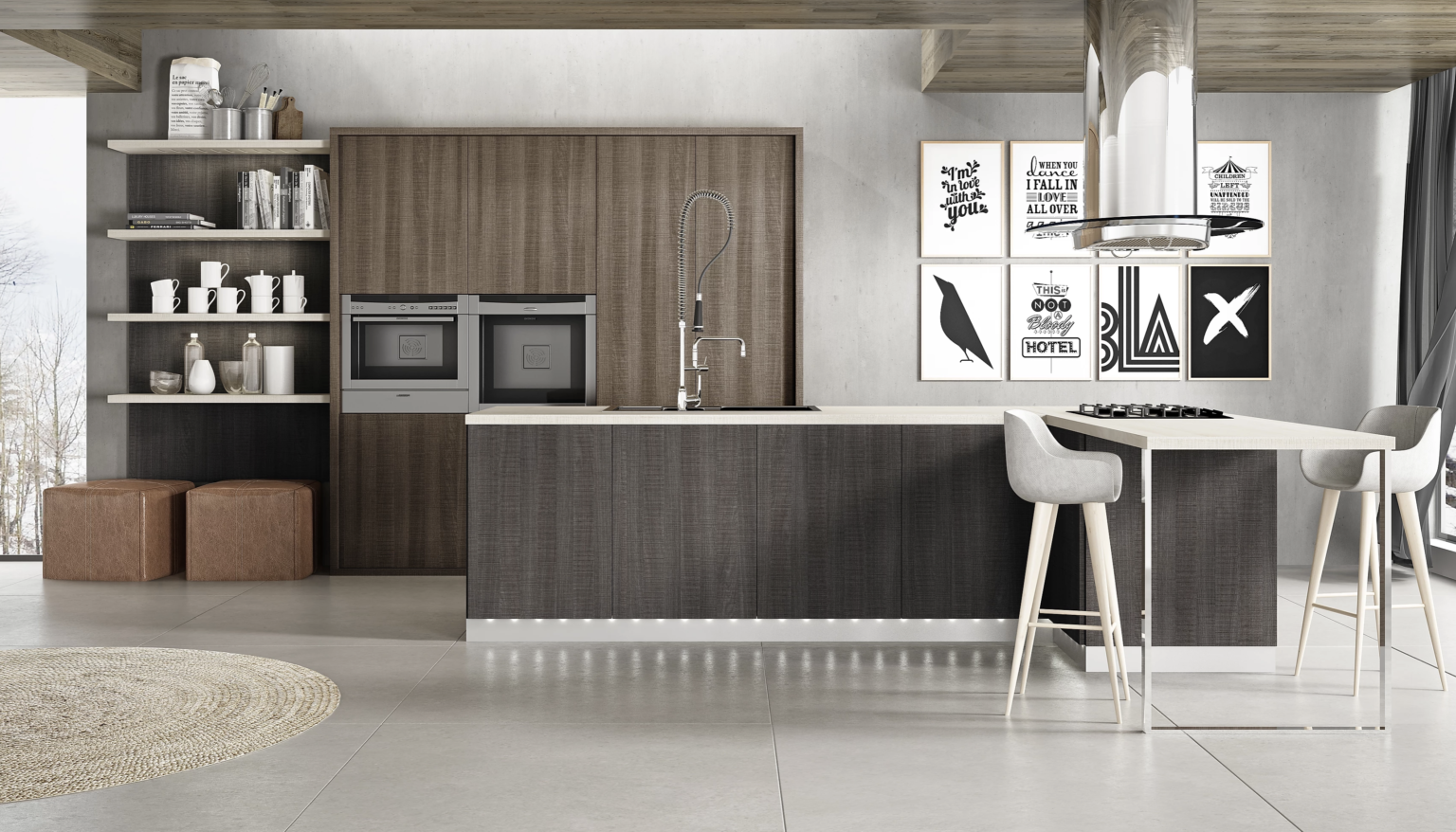 EuropeanStyle Kitchen Modern Kitchen Design Euro by Mod
