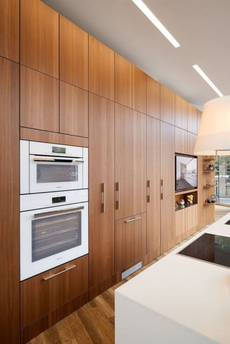 Mod Cabinetry » Modern Walnut Kitchen Cabinets » Design and Buy Online