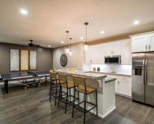 Mod Cabinetry for Basement Kitchenette, basement kitchenette