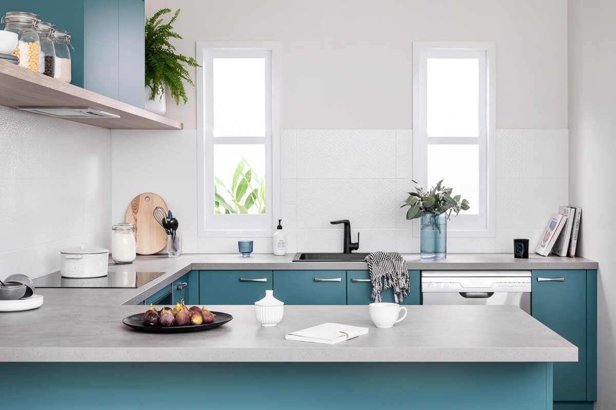 Mod Cabinetry for Blue Kitchen Cabinets, blue kitchen cabinets, light blue kitchen cabinets, dark blue kitchen cabinets, modern blue kitchen cabinets