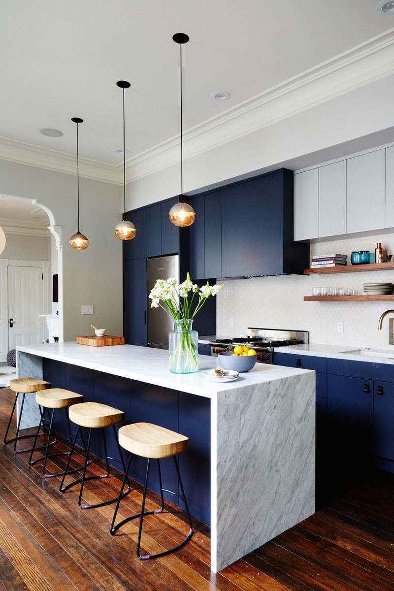 Mod Cabinetry for Blue Kitchen Cabinets, blue kitchen cabinets, light blue kitchen cabinets, dark blue kitchen cabinets, modern blue kitchen cabinets