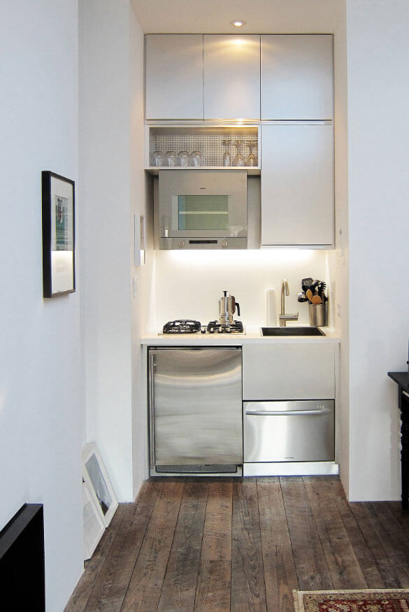 Mod Cabinetry for Kitchenette, kitchenette