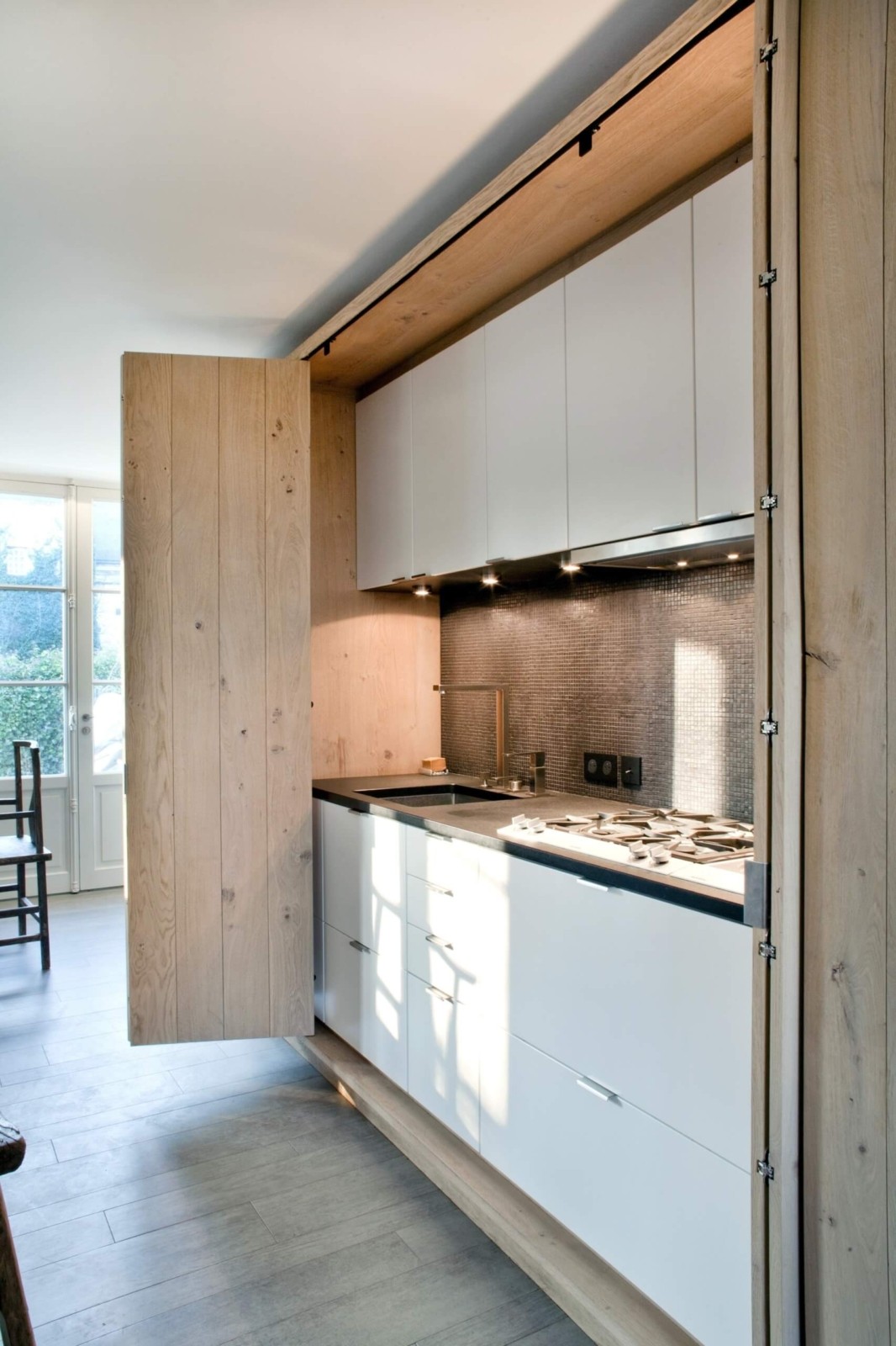 Mod Cabinetry for Kitchenette, kitchenette