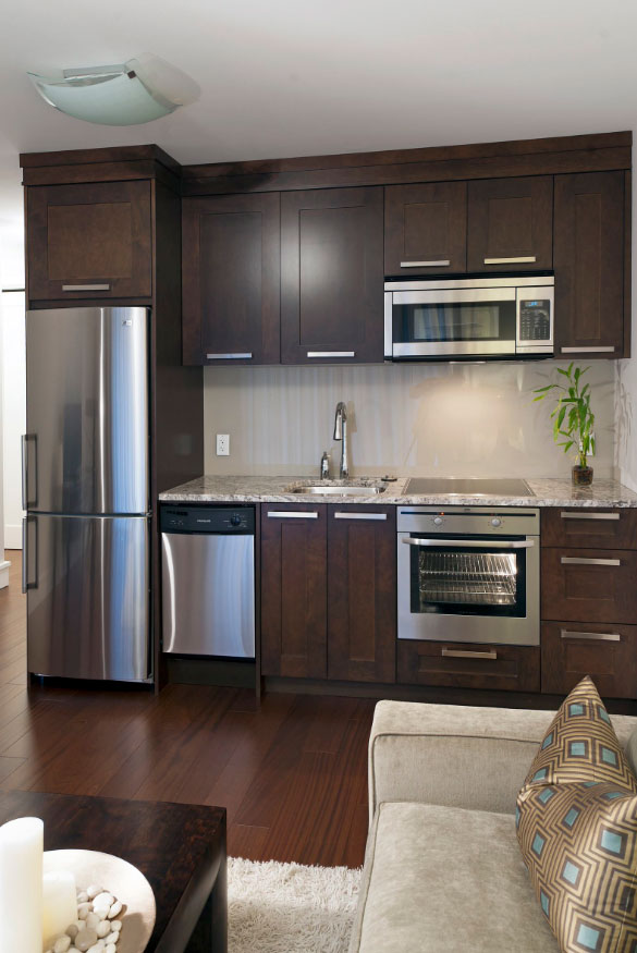 Mod Cabinetry for Kitchenette, kitchenette