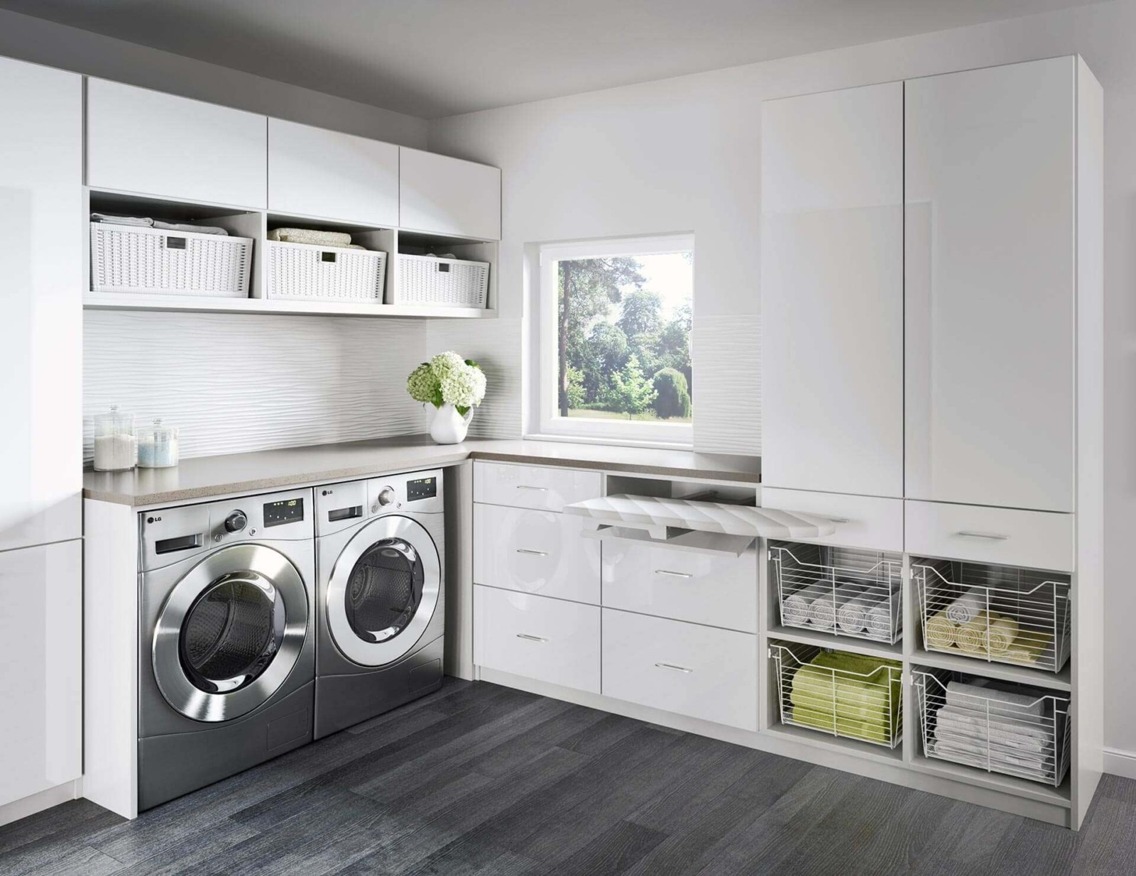 Mod Cabinetry for Laundry Room Cabinets