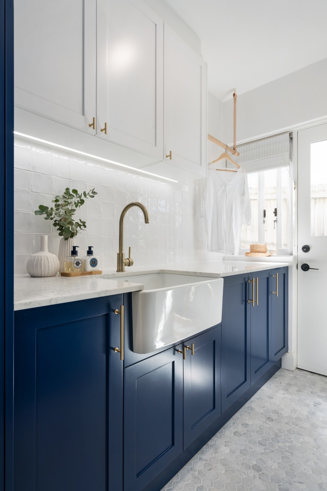 Mod Cabinetry for Navy Blue Kitchen Cabinets