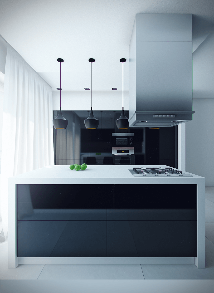 Mod Cabinetry for Modern Kitchen Island, modern kitchen island