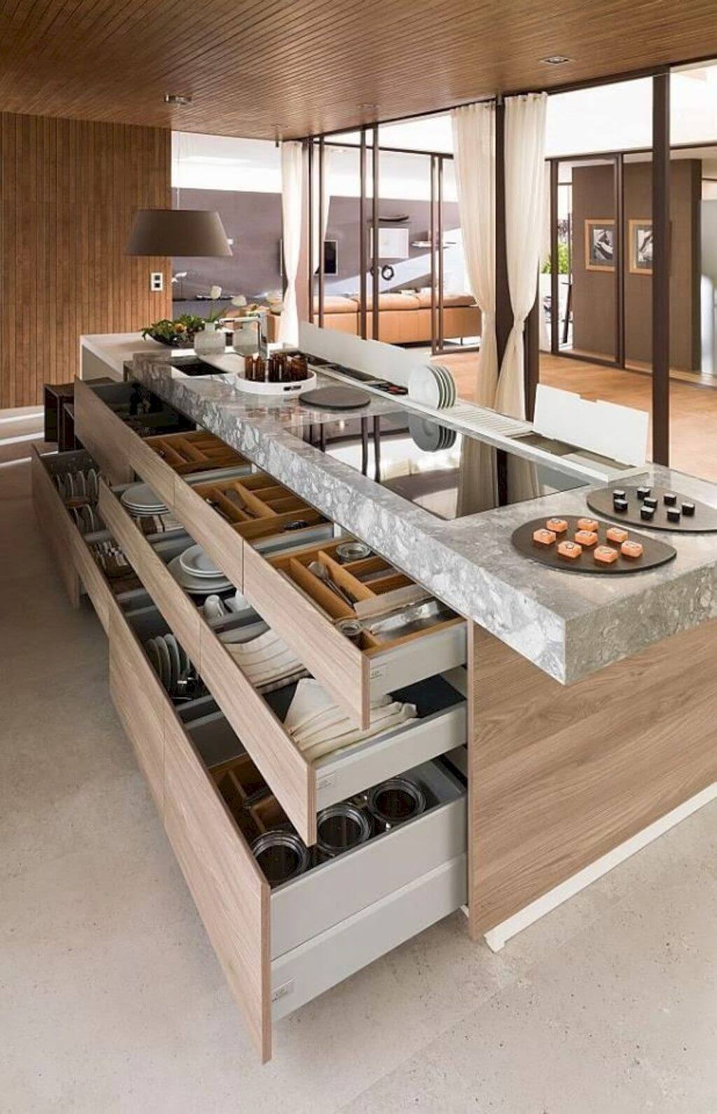 Modern Kitchen Counters & Islands