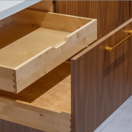 Modern Kitchen Cabinetry Naturals 2 Drawer with Internal