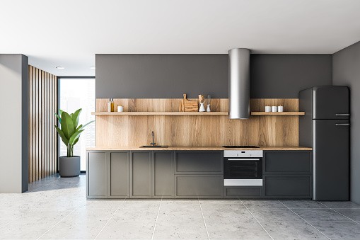 Mod Cabinetry for Black Kitchen Cabinets, black kitchen cabinets, black and white kitchen cabinets, small kitchen black kitchen cabinets, modern black kitchen cabinets