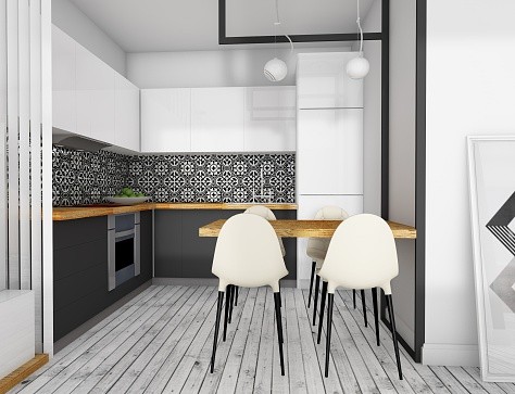 Mod Cabinetry for Black Kitchen Cabinets, black kitchen cabinets, black and white kitchen cabinets, small kitchen black kitchen cabinets, modern black kitchen cabinets