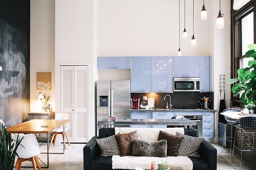 Mod Cabinetry for Blue Kitchen Cabinets, blue kitchen cabinets, light blue kitchen cabinets, dark blue kitchen cabinets, modern blue kitchen cabinets