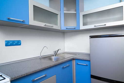 Mod Cabinetry for Blue Kitchen Cabinets, blue kitchen cabinets, light blue kitchen cabinets, dark blue kitchen cabinets, modern blue kitchen cabinets