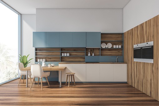 Mod Cabinetry for Blue Kitchen Cabinets, blue kitchen cabinets, light blue kitchen cabinets, dark blue kitchen cabinets, modern blue kitchen cabinets