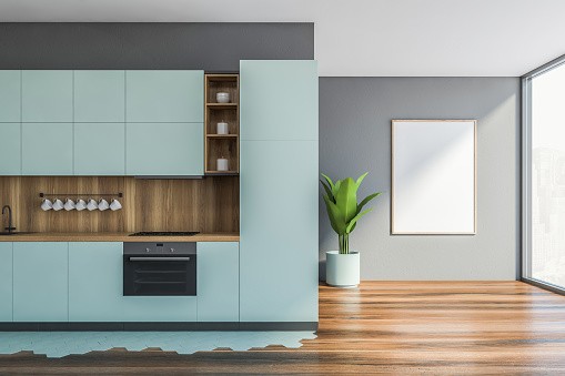 Mod Cabinetry for Blue Kitchen Cabinets, blue kitchen cabinets, light blue kitchen cabinets, dark blue kitchen cabinets, modern blue kitchen cabinets