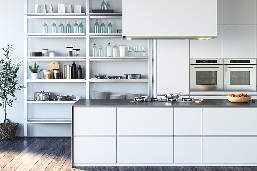 Mod Cabinetry for Minimalist Kitchen