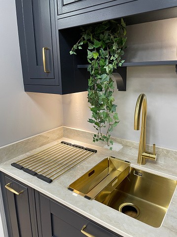 Mod Cabinetry for Navy Blue Kitchen Cabinets