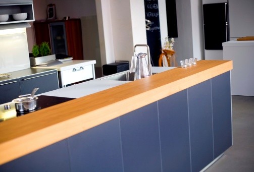 Mod Cabinetry for Navy Blue Kitchen Cabinets