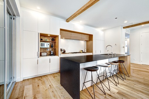 Mod Cabinetry for Natural Wood Kitchen Cabinets