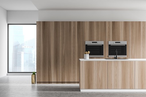 Mod Cabinetry for Natural Wood Kitchen Cabinets