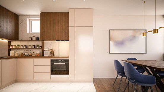 Mod Cabinetry for Natural Wood Kitchen Cabinets