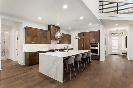 Mod Cabinetry for Natural Wood Kitchen Cabinets