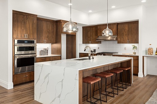 Mod Cabinetry for Natural Wood Kitchen Cabinets