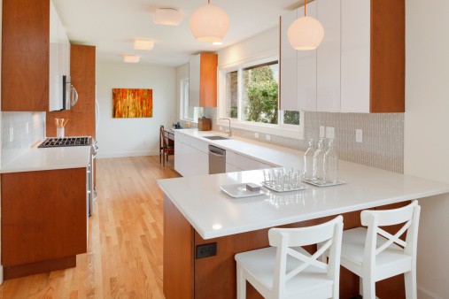 Mod Cabinetry for Natural Wood Kitchen Cabinets