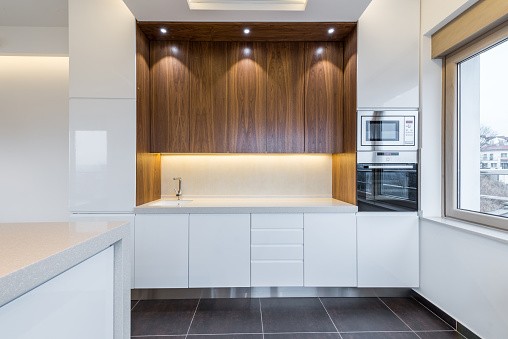 Mod Cabinetry for Natural Wood Kitchen Cabinets