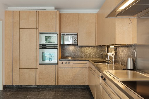 Mod Cabinetry for Natural Wood Kitchen Cabinets