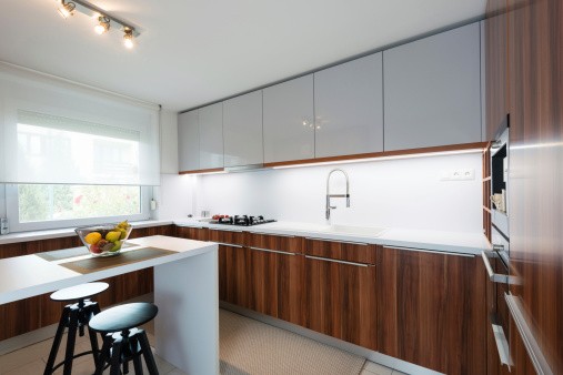 Mod Cabinetry for Natural Wood Kitchen Cabinets