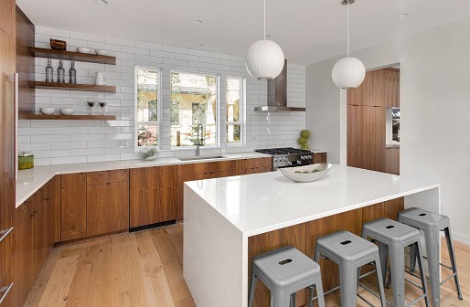 Mod Cabinetry for Natural Wood Kitchen Cabinets