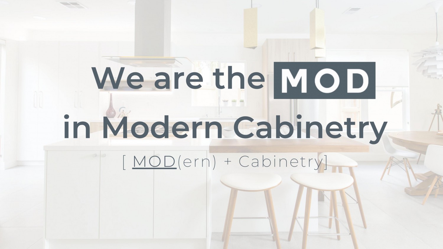 Mod Cabinetry for Modern Kitchen Cabinets
