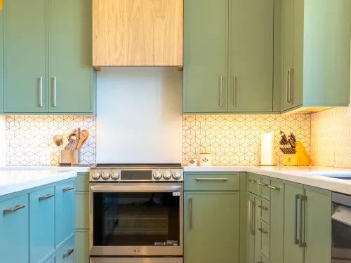 Plus kitchen cabinetry from Mod Cabinetry